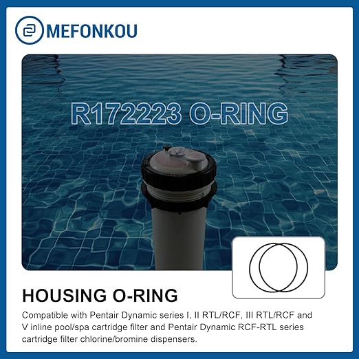 R172223 Housing O-Ring for Pentair Pool Spa Filter & Leaf Trap Parts R172240 AXW542 CX120D Waterway 805-0360 (2/Pack
