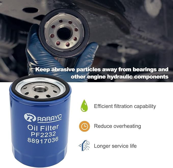 Diesel 6.6L Duramax Filter Kit Fuel/Oil/Air/Transmission Filter, Compatible with 2011-2016 Chevy Silverado/GMC Sierra 2500 3500 HD Replaces#TP3018, PF2232, A3141C, 29539579