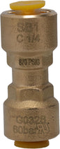 Supplying Demand SB1 1/4 Inch Quick Connect HVAC Brass Coupler Fitting