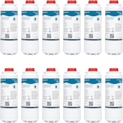 Elkay Genuine WaterSentry 51300C Lead + Microplastics NSF/ANSI Certified Filter (12-Pack)(Bottle Fillers)