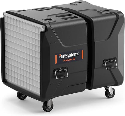 PURISYSTEMS Air Scrubber, Industrial Air Filtration System, 2000 CFM Heavy-Duty HEPA 2-in-1 Air Filtration Cleaner for Water and Fire Damage Restoration, Renovation, and Commercial and Industrial Use