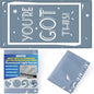 Fluorescent Light Covers - Classroom Covers for Ceiling Lights, 1 PCS 4 x 2 Feet Magnetic Light Filters, Classroom, Office Decor (You're Got This ！)