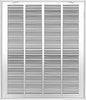 Fancat Return Air Filter Grille for 20x25 Ducts, Steel Air Vent Cover with Removable Door for 1" Filters | Fits Sidewall & Ceiling | Outer Size: 22 5/8" W x 27 5/8" H