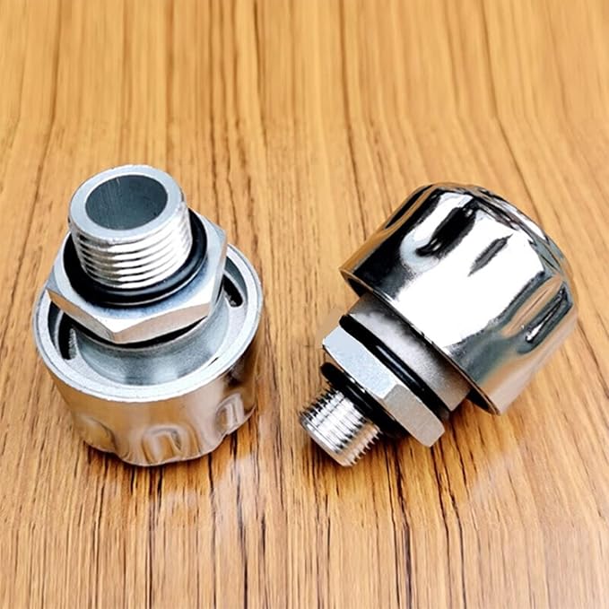 2-Pack 3/8" NPT Breather Caps with 40 Micron Filtration | Heavy-Duty Carbon Steel & Aluminum Alloy Hydraulic Vent Caps | For Gearboxes, Coolant Tanks, Excavators, Trucks