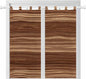 Brown Western Bedroom Curtains 72 Inch Length, Window Curtains Tab Top, Vintage Farmhouse Wood Barn Door Light Filtering Window Treatments Drapes 52"x72" 2 Panel