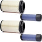 YUXIVCNE 2Pcs LVU34503 LVU34504 Primary & Secondary Air Filter Compatible with John Deere 1023E 1025R 1026R 2025R 2026R Tractor, 2400 2700 Precisioncut, 2550 Triplex Mower, 2700 2750 E-Cut Hybrid