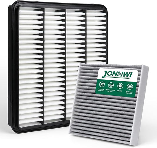 Engine & Cabin Air Filter Set for LX570 (2008-2011), LX570 (2013-2021), LAND CRUISER (2008-2011), LAND CRUISER (2013-2021), SEQUOIA (2008-2017), TUNDRA (2007-2021), Replace for CF10285, CA10343