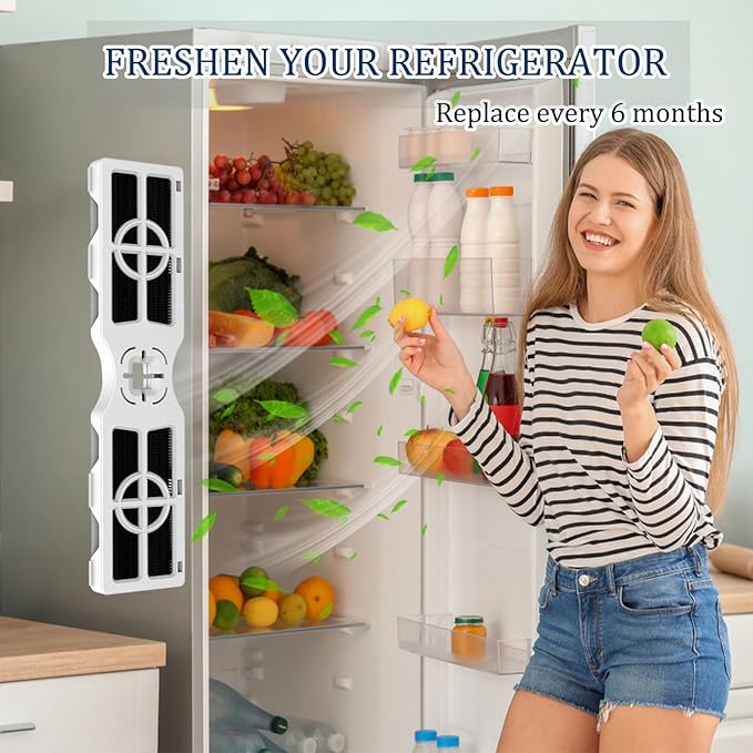 Pure Air AF-2 Air Filter Replacement for Frigidaire FRGPAAF2 - Compatible with Frigidaire Gallery & Electrolux - Removing Odors to Freshen up Air - 1.77x7.7 inch, 2 Packs