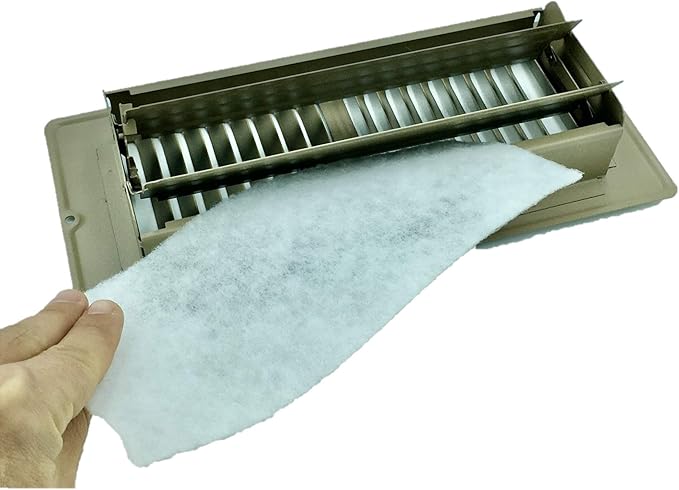 NORTHWEST ENTERPRISES Vent Filters Media Roll, 25ft x 12in x 1/8in Cut to Fit Vent Filters for Home and Business. Electrostatic Air Filter Media Roll for HVAC, AC & Heating, RV's, Mobile Homes & More.