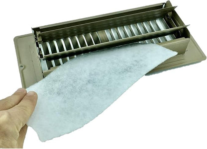 NORTHWEST ENTERPRISES Vent Filters, 48 Floor Vent Register Filters - 4"x10", 90 Day Filtration