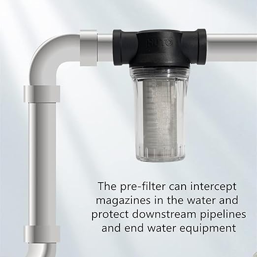 Water Pump Strainer Filter Inlet for High Pressure Washer, Sediment Filter Attachment, 80 Mesh Screen(3/4“ 80Mesh)