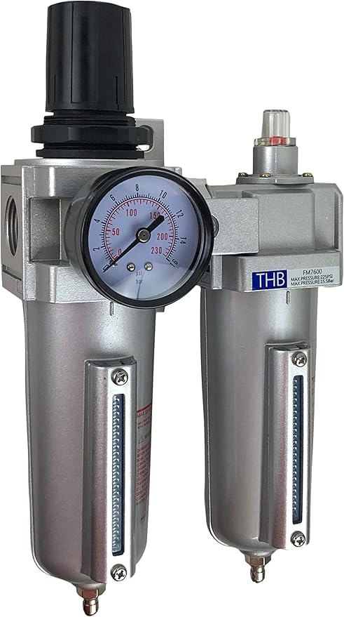 3/4" HEAVY DUTY COMBO PARTICULATE & COALESCING FILTER REGULATOR COMPRESSED AIR