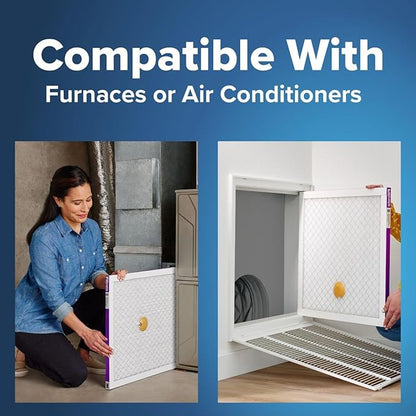 Filtrete 20x20x1 AC Furnace SMART Air Filter, MERV 12, MPR 1500, Track Filter Life With Bluetooth Enabled Sensor, CERTIFIED asthma & allergy friendly, 2-Pack (Actual Size 19.719x19.719x0.78 in)