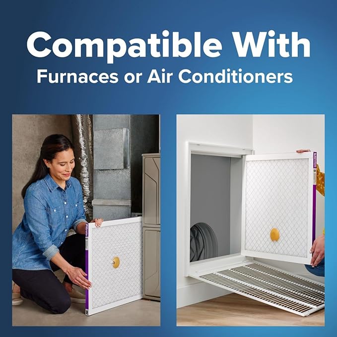 Filtrete 14x20x1 AC Furnace SMART Air Filter, MERV 12, MPR 1500, Track Filter Life With Bluetooth Enabled Sensor, CERTIFIED asthma & allergy friendly, 2-Pack (Actual Size 13.84x19.84x1.1 in)