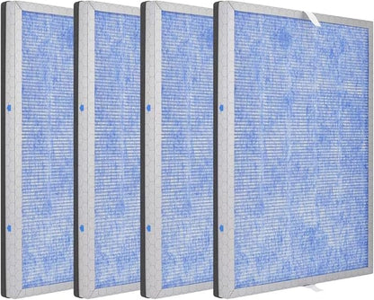 Hichoryer【Upgraded】MSA3 Air Purifier Replacement Filter,Compatible with Membrane Solutions Air Purifier MSA3 & MSA3S, 3-in-1 H13 True HEPA Filter with Odaller Pure Technology, 4 Pack