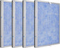 Hichoryer【Upgraded】MSA3 Air Purifier Replacement Filter,Compatible with Membrane Solutions Air Purifier MSA3 & MSA3S, 3-in-1 H13 True HEPA Filter with Odaller Pure Technology, 4 Pack