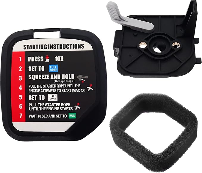 Air Filter Cover Air Filter Airbox Base w/Choke Lever for UT33600B UT33650B 205040001