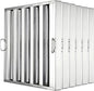 19.5 in x24.5 in Commercial Hood Filters - 430 Stainless Steel 5-Groove Baffle Filters for Restaurant Kitchen Exhaust Hoods Pack of 6