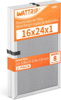 2-Pack 16x24x1 MERV 8 Reusable & Washable Electrostatic Air Filters - Long-Lasting Filter for HVAC, Furnace & Air Conditioner Units, Actual Size: 15-5/8” x 23-5/8” x 7/8”