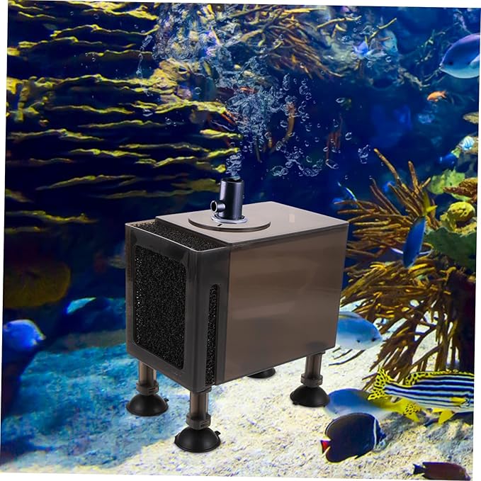 Happyyami 1set Protective Pump Container Box Filter Water Pump Enclosure for Aquariums Outdoor Use and Household Applications Large
