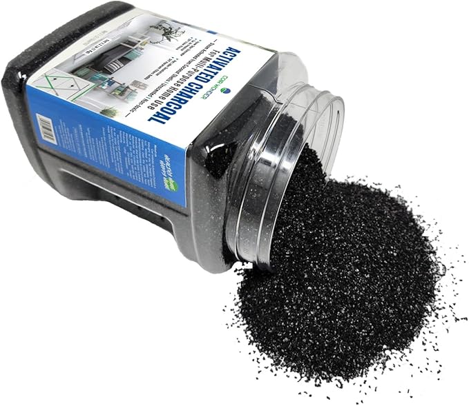 Activated Charcoal Odor Absorber – 2.2 Lb – Coconut Shell Carbon Granules – Natural Air Purifier for Home, Car, Closet, Fridge, Shoes, Gym Bags, Trash Areas – Room Deodorizer
