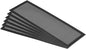 PATIKIL 4"x12" Magnetic Vent Cover, 6 Pack Floor Wall Air Registers Cover Strong Magnet Vent Screen Mesh for Blocking Hair Dust Debris, Black