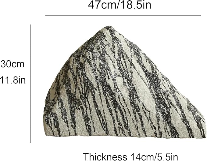 Outdoor Fake Rock Cover Realistic Lightweight Fiberglass Artificial Landscape Boulder Enclosure Protection Dome for Well Pump Septic Tank Electrical Boxes R (S)