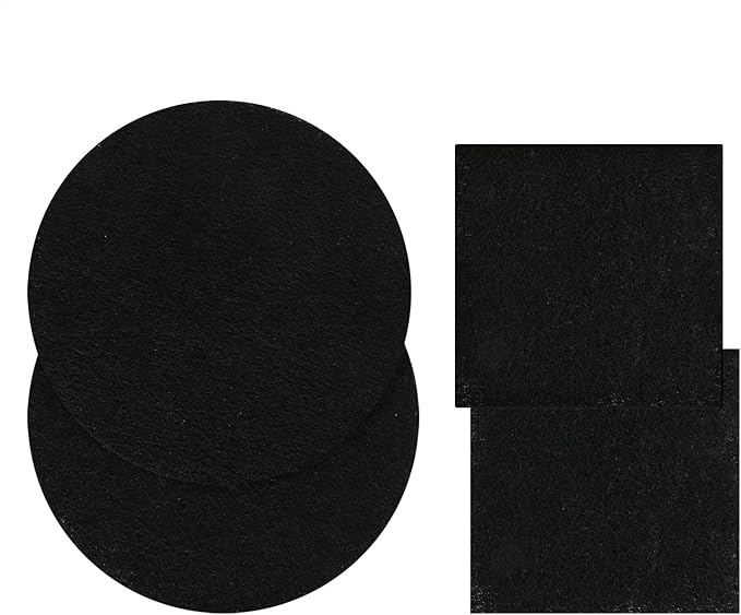 Resinta Compost Bin Filters - 12 Pack Refill Set, Round and Square