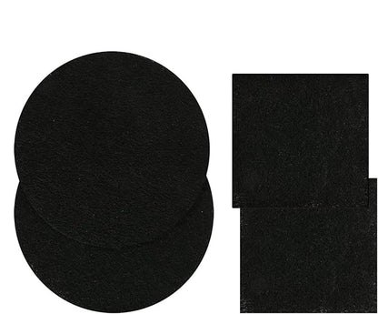 Resinta Compost Bin Filters - 12 Pack Refill Set, Round and Square