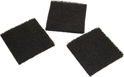 CFS – Pack of 12, Premium Activated Carbon Filters for Kitchen Compost Collector Compatible with Exaco ECO 2500 Models – Fresh & Filtered Air for Indoor – Charcoal Air Filter Sheet – 3.5" x 3.5"