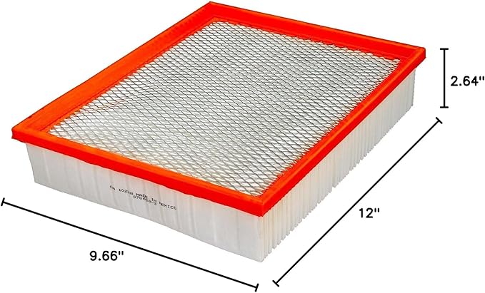 FRAM Extra Guard CA10228 Replacement Engine Air Filter for Select Dodge Nitro and Jeep Liberty Model Years, Provides Up to 12 Months or 12,000 Miles Filter Protection