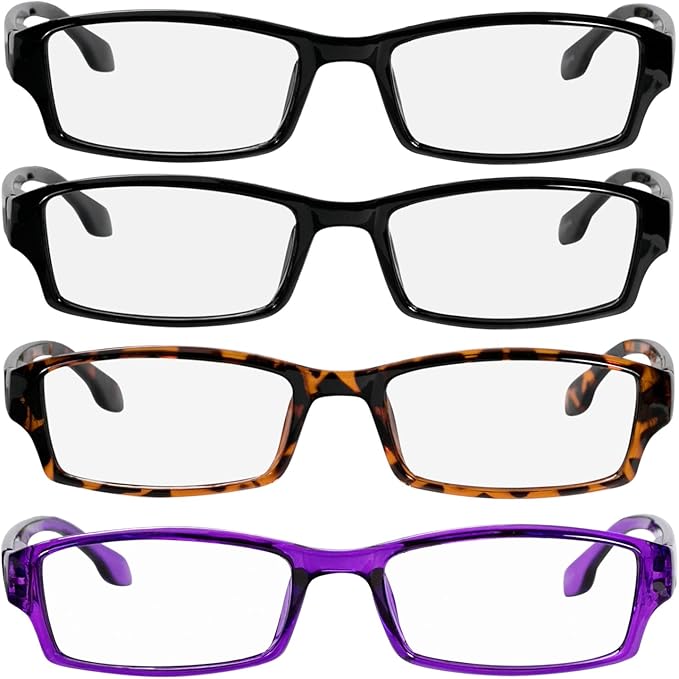 TruVision Readers Reading Glasses, Comfort Spring Hinges for Men and Women, 9501HP