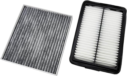 OPBU160-10881 Cabin and Engine Air Filter for Hyundai Kona (2018-2023),Veloster (2019-2021),and for Kia Soul (2020-2024).Replacement for CA12057,28113-F2000,97133-D3000,CF12160.