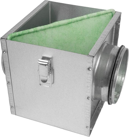 Repa Market 8" x 6" Replacement Air Filter for 4" Duct Filter Box – EU3 Class Purifier Filter for Dust Collection, Lint Trap – Air Purifier – HVAC Ventilation System Filters, Home Improvement
