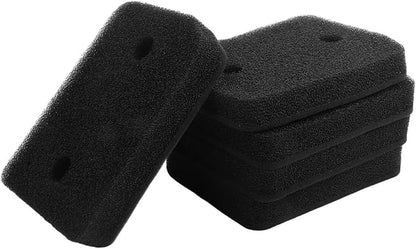 5 Pack Black Sponge Filter Mat For Replacement Foam Filters For Dust Control And Optimal Machine Performance