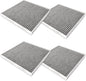 P609422 cabin air filter with Activated Carbon Compatible with Freightliner Cascadia, Columbia,and Coronado Replaces AF26235, PA4857, P609422, wix 24318, CAF24003, PA10181(set of 4)