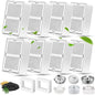 Cat Water Fountain Filters, 8 Carbon Filters& 2 Foams Filters with Holders, Pet Water Fountain Filters