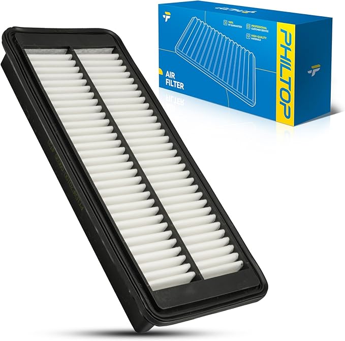 PHILTOP Engine Air Filter, CA12075 Compatible with Mazda MX-5 Miata 2016-2025, Fiat 124 Spider 2017-2020, Rigid Panel