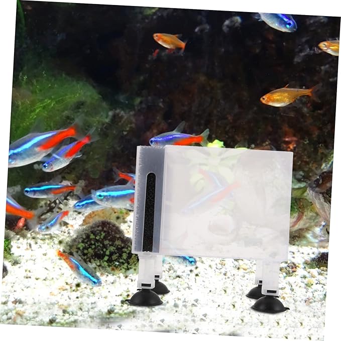 Happyyami 1set Household Pump Container Wear-resistant Design Transparent Protective Pump Box for Outdoor Use for Fish Tanks