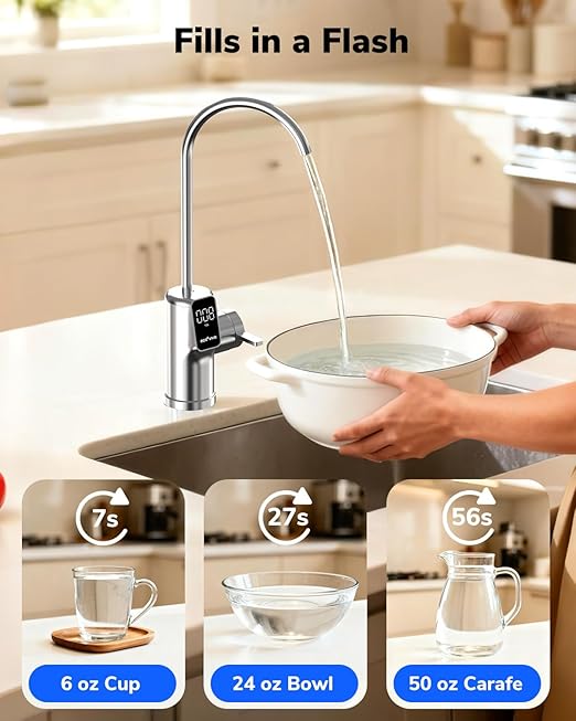 Ecoviva E8 800 GPD Reverse Osmosis Water Filter