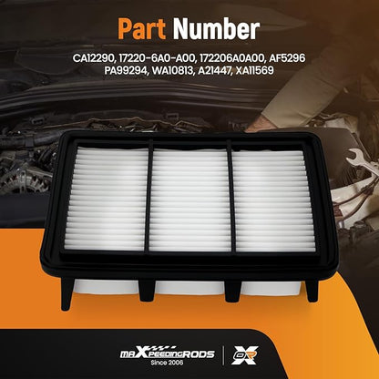 maXpeedingrods CA12290 Engine Air Filter Fit for Honda Accord L4 1.5L 2018-2022, Replacement for 17220-6A0-A00, AF5296, PA99294