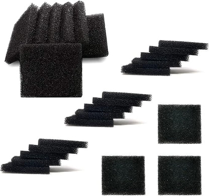 40 PPI Pump Filter Sponge Compatible with AeroGarden Harvest, Bounty, Farm, Extra, Ultra All Models, Replacement Pump Filter Replacement Part (25 Pack )