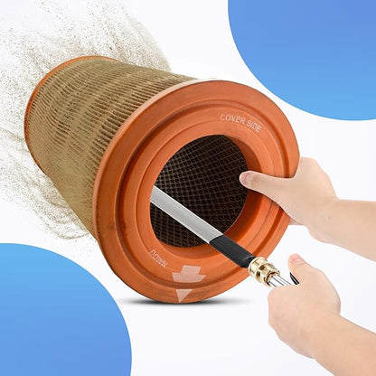 39" Air Filter, Radiator Cleaning Wand for High Efficiency Cooling Systems and Radiators, Air Cleaning Wands for Blow out Wash out Kit, Home Car Truck Power Washer Wand
