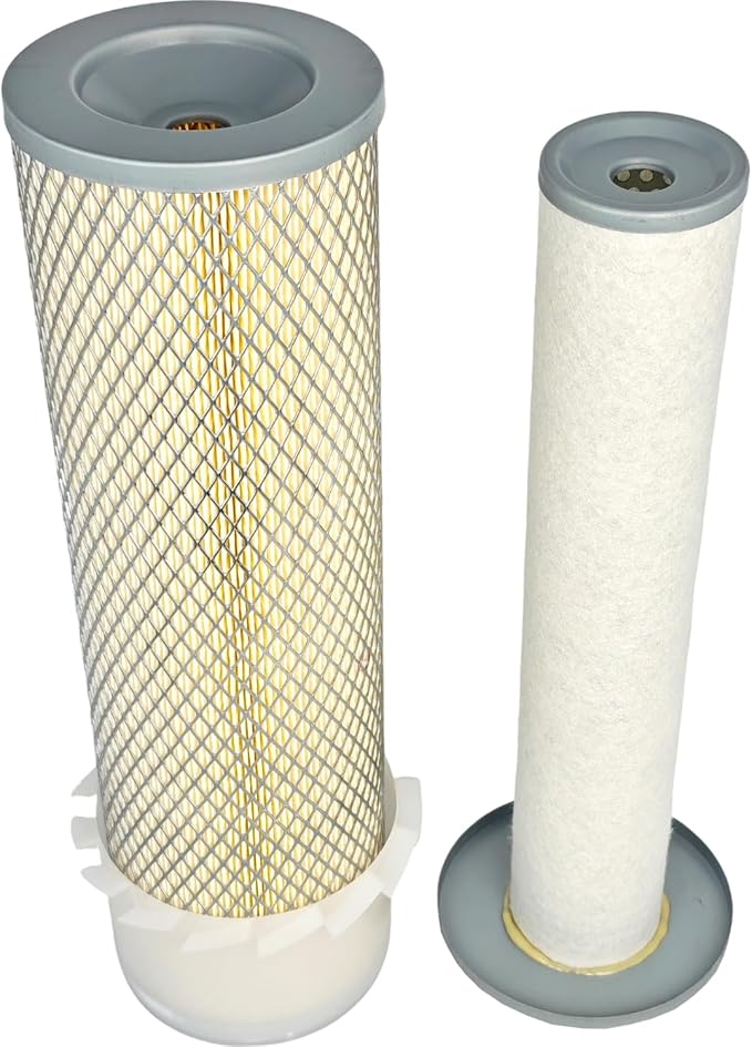 Outer Inner Air Filter Kit 42489 46517 Compatible with Wix Compatible with Ford 221406 221688 MG221406 R39392 1155997 Primary Secondary w/Round Ring