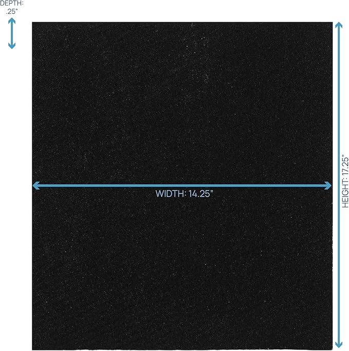 Filter Bros HRF-A300 6 Activated Carbon Replacement Fits Honeywell HPA300 Series