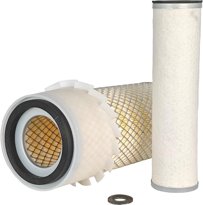 Inner Outer Air Filter Kit 1043327M91 1043326M91 Compatible with Massey Ferguson 20C 230 235 245 Primary Secondary Engine Tractor