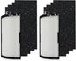 PUREBURG Replacement Filter Set Compatible with Hunter HPF500 Tower Air Purifier HP500FBLS HP500FGRS HP500FWHS, 2-Pack H13 HEPA + 8 Activated Carbon Pre-Filters