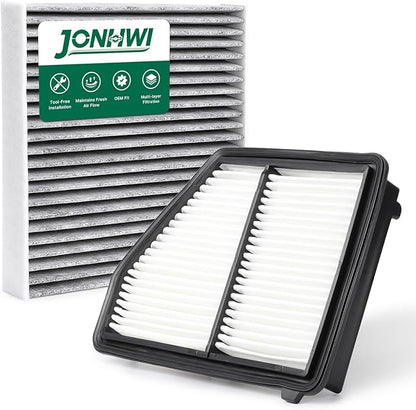 Engine & Cabin Air Filter Compatible with Honda Civic 2.0L (2016-2024), HR-V 2.0L (2023-2025), Replace for CF11182, CA12051