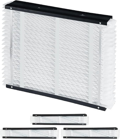 VEVOR 20x25x4 Furnace Air Filter, MERV 11 Pleated HVAC AC Replacement, Electrostatic 12-Month Air Cleaner, 4-Pack (Actual Size: 20.47x25.20x3.98 in), for Improving Home Indoor Quality