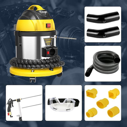 QIANS HTS558 Automotive Engine Intake Pipe Valve Clean Machine Valvetronic System Walnut Powder Sand Carbon Deposition Cleaner 110V